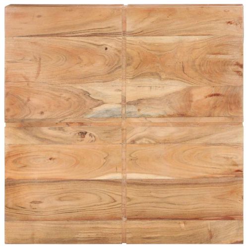Маса за кафе, 80x80x28 cм, акациево дърво масив
