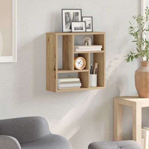 стенна етажерка Artisan Oak 45x16x45 cm инженерна дървесина