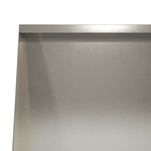 Задържащи стени 4 бр. 80 x 12 x 40 см Неръждаема стомана