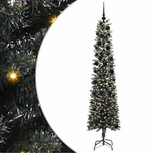 С изкуствено коледно дърво с 300 LED светодиода Зелен 240 cm