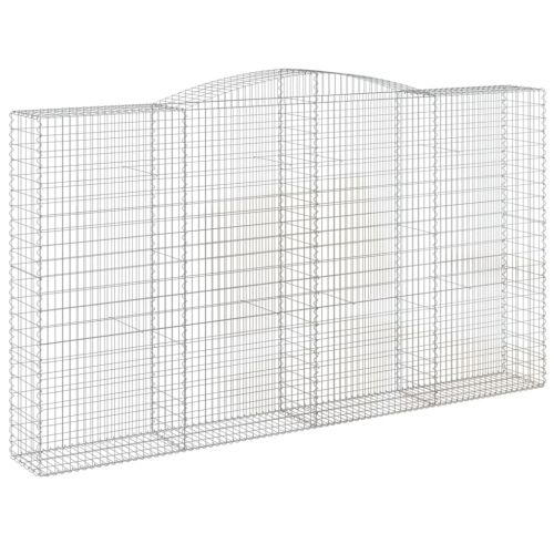 Габионни кошници арка 7 бр 400x50x220/240 см поцинковано желязо