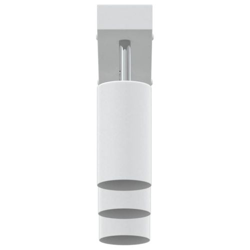 Таванен спот с прожектори Бяло 38 x 6 x 16 см Метал