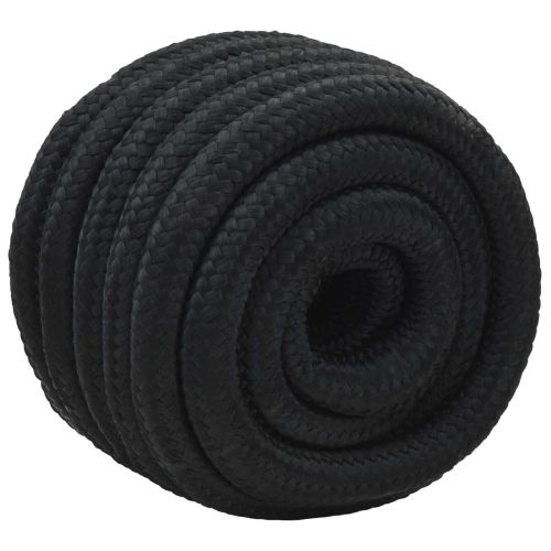 Въже за лодка 3 mm 5 m Черно ПП