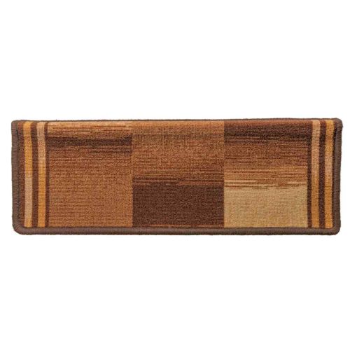 Самозалепващи стелки за стъпала, 15 бр, 65x21x4 см, кафяви