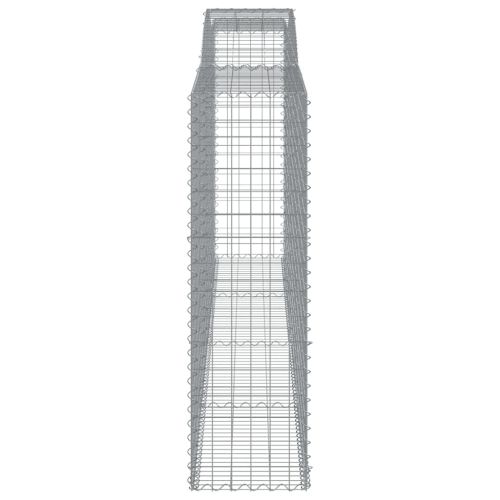 Габионни кошници арка 4 бр 400x50x160/180 см поцинковано желязо