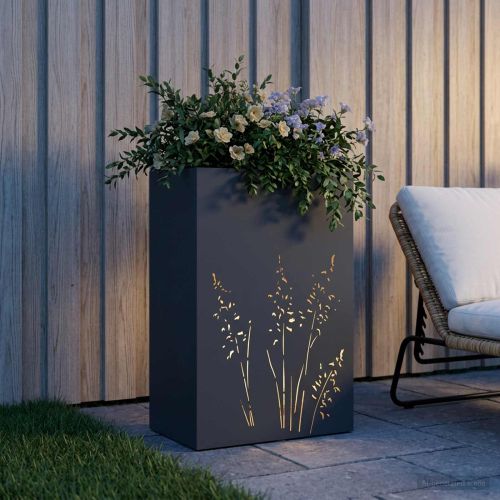 Градинска саксия Антрацит 50 x 30 x 75 см