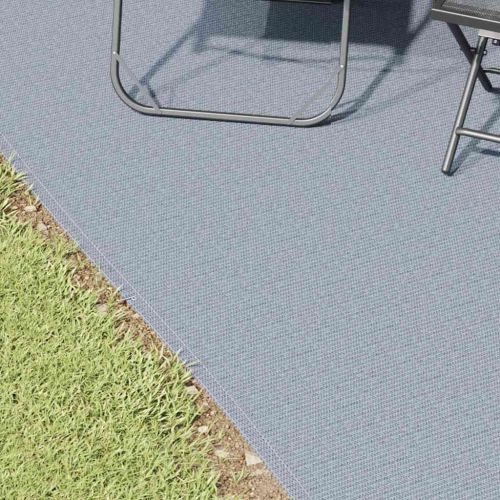 Килим за палатка Синьо и сиво 500 x 250 cm Полиетилен