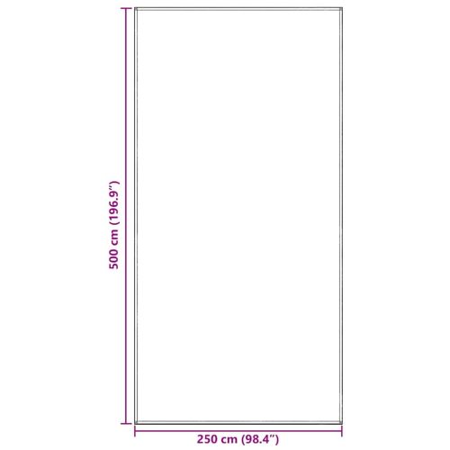 Килим за палатка Синьо и сиво 500 x 250 cm Полиетилен