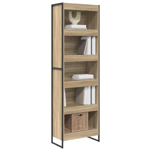 Шкаф за книги 60 x 30 x 189,5 см Инженерна дървесина Сонома