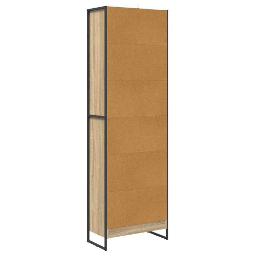 Шкаф за книги 60 x 30 x 189,5 см Инженерна дървесина Сонома