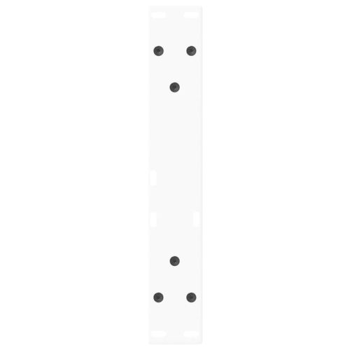 Крака за масичка за кафе, V-образни, 2 бр., бели, 40 x (30-31,3) см, стомана