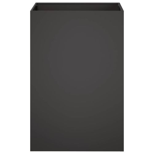 Градинска саксия Черно 50 x 50 x 75 cm