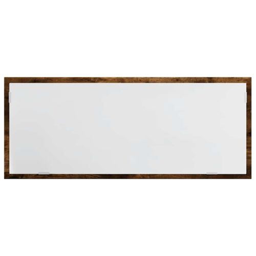 LED огледало за баня опушен дъб 100x8,5x37 cm