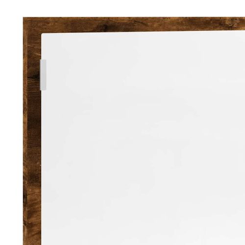 LED огледало за баня опушен дъб 100x8,5x37 cm