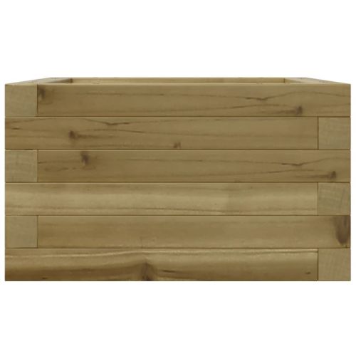 Градинска кашпа 40x40x23 см импрегниран бор