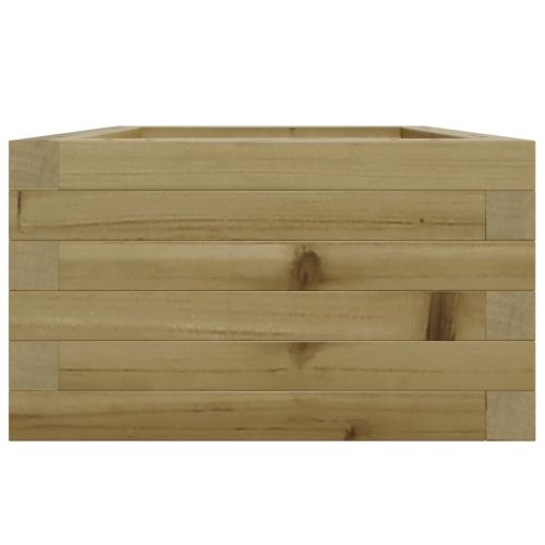Градинска кашпа 40x40x23 см импрегниран бор