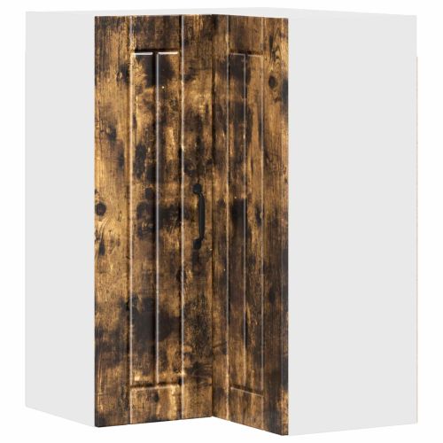 Стенно ъглово шкафче LUCCA Опушен дъб 57 x 57 x 80 см