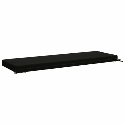 Възглавница за пейка SOEST 100% полиестер Черно 140 x 50 x 8 см