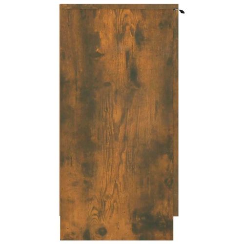 Шкаф за обувки, опушен дъб, 59x35x70 см, инженерно дърво