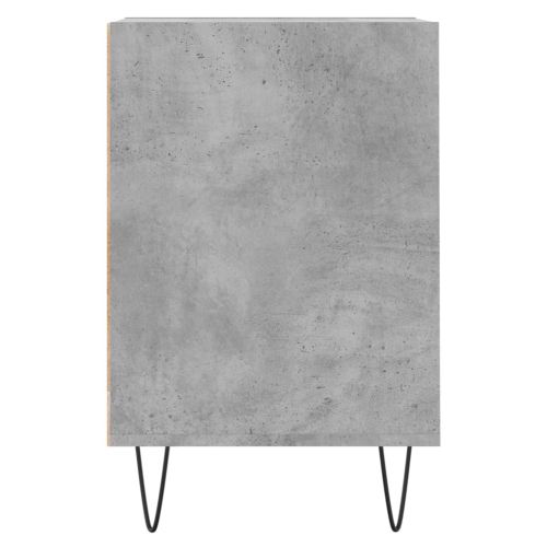 ТВ шкаф, бетонно сиво, 100x35x55 см, инженерно дърво