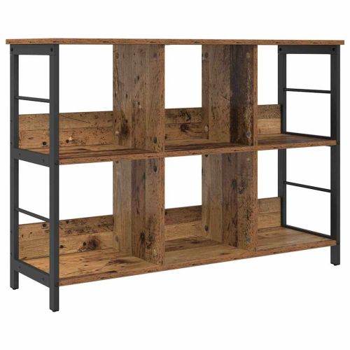 Рафт за книги 6 нива 102 x 32 x 72,5 см Инженерна дървесина