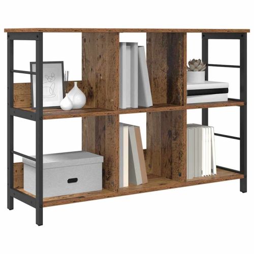 Рафт за книги 6 нива 102 x 32 x 72,5 см Инженерна дървесина