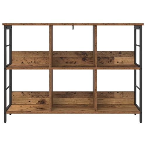 Рафт за книги 6 нива 102 x 32 x 72,5 см Инженерна дървесина