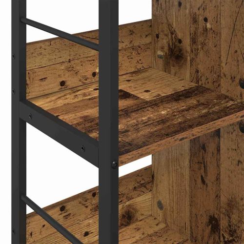 Рафт за книги 6 нива 102 x 32 x 72,5 см Инженерна дървесина