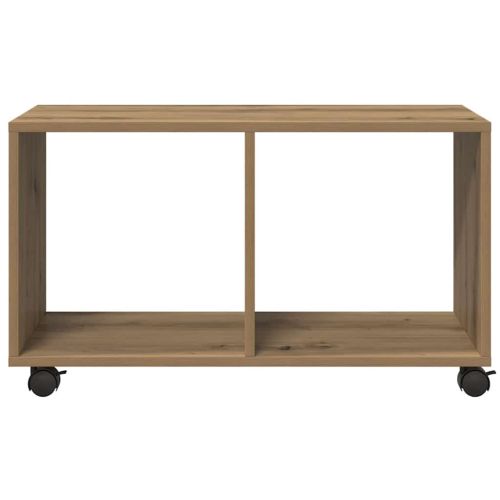Подвижен шкаф, дъб артизан, 72x33x42,5 см, инженерно дърво