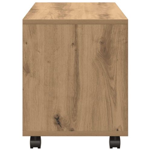 Подвижен шкаф, дъб артизан, 72x33x42,5 см, инженерно дърво