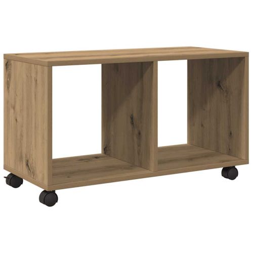 Подвижен шкаф, дъб артизан, 72x33x42,5 см, инженерно дърво
