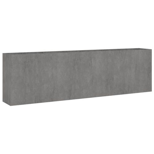 Градинска повдигната леха 280x40x80 см кортенова стомана