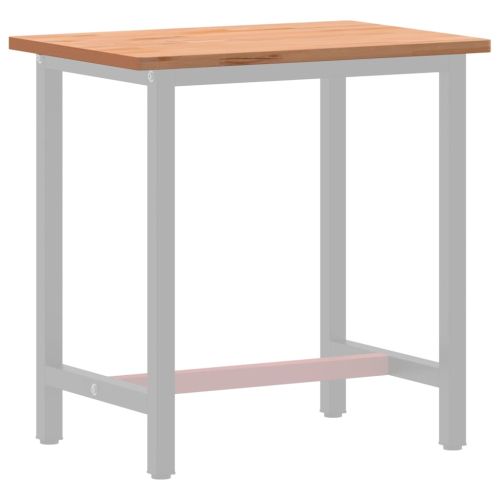 Плот за бюро, 80x55x2,5 см, масивно дърво бук