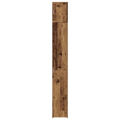 Кабинет за съхранение с рафтове Старо дърво 30 x 42,5 x 225 см