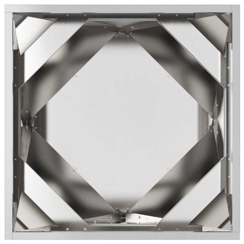 Кашпа Сребрист 50 x 50 x 50 cm Неръждаема стомана