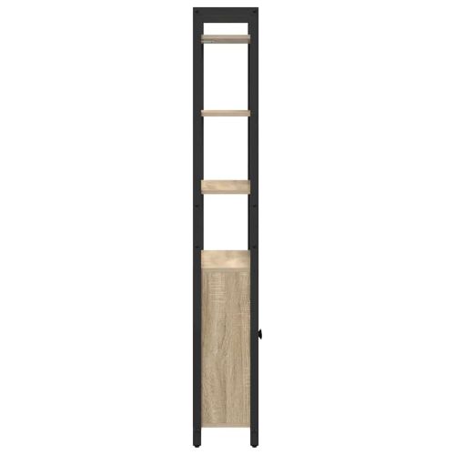 Шкаф за книги 6 нива 60 x 24 x 161 см Инженерна дървесина