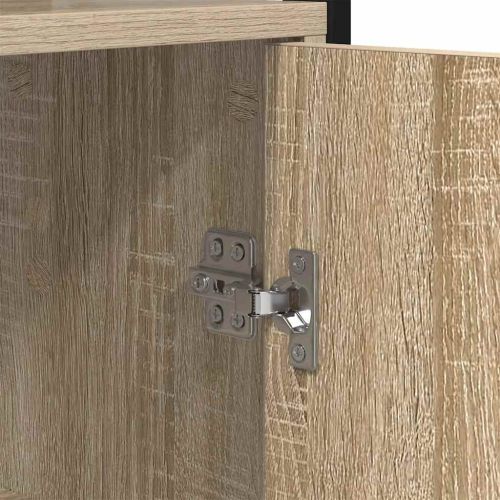 Шкаф за книги 6 нива 60 x 24 x 161 см Инженерна дървесина