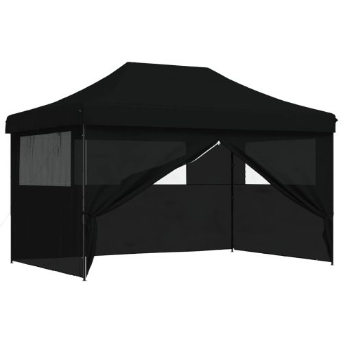 Парти шатър 292 x 440 x 315 см Черно Оксфордска тъкан