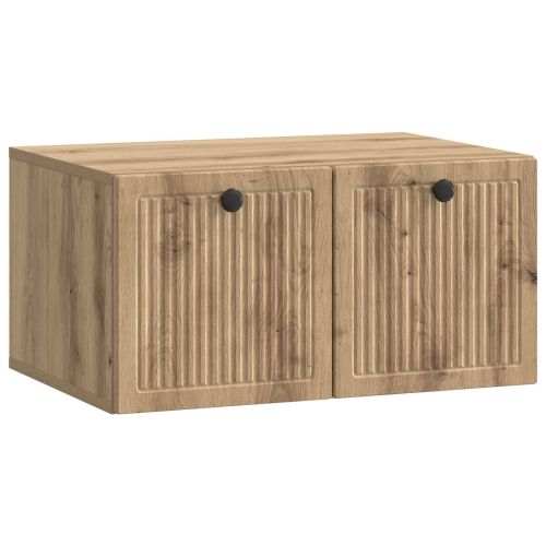 Стенно монтиран ТВ шкаф 59,5 x 41 x 30 см Дъб артизан