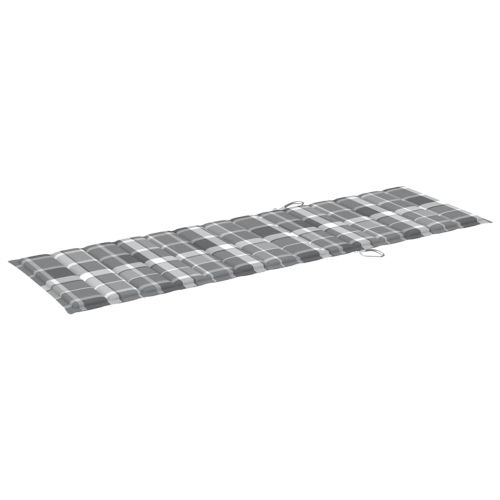 2-местен шезлонг с шалтета, бамбук