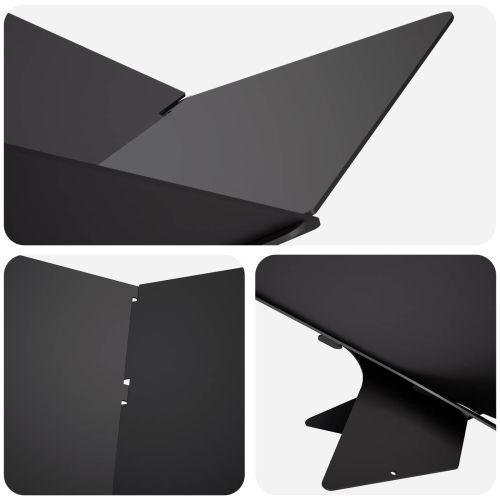 Огнище Черно 53 x 53 x 18,5 см Стомана