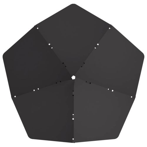Огнище Черно 53 x 53 x 18,5 см Стомана