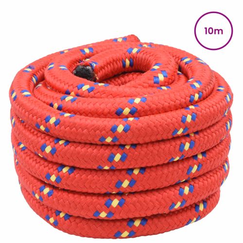 Въже за лодка 4 mm 10 m Червено