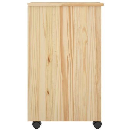 Плъзгащ кабинет 34 x 39 x 65,5 cm Масивна боровина Кафяво
