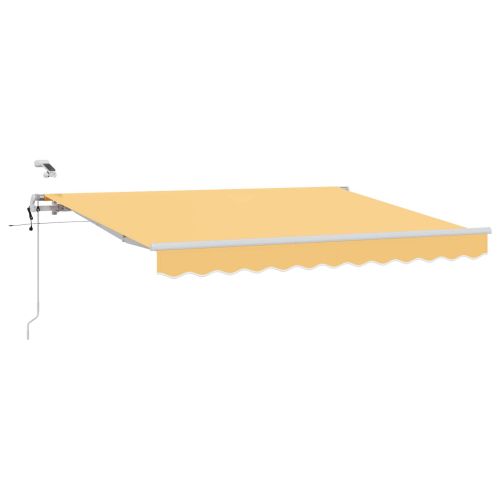 Прибираща се тента Пясък 450 × 350 cm Полиестер