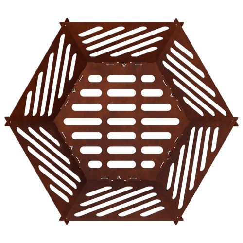 Огнище Ръждясало 60 x 53 x 30 см Кортенова стомана