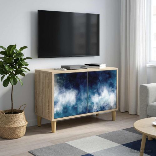 ТВ шкаф RAALTE 69 x 33 x 50 см Сонома Инженерна дървесина