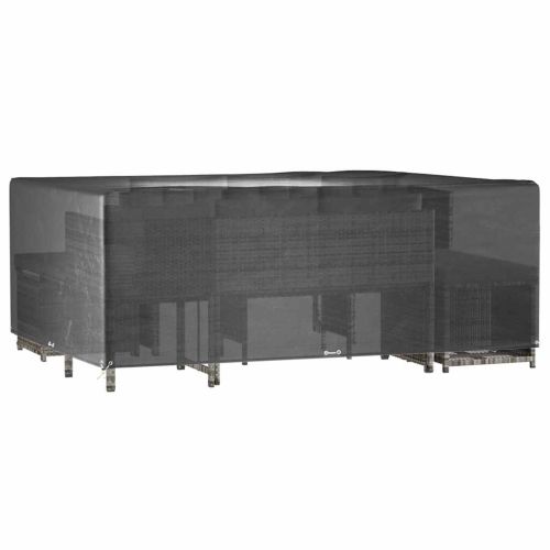 Калъф за градинска мебел 2 бр 16 капси 300x250x90см правоъгълни