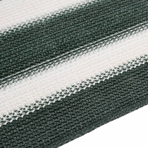 Засенчваща мрежа зелено и бял 1,5x25 м HDPE 150 г/м²