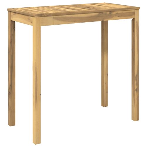 Градинска бар маса Бяло 108,5 x 55 x 105 см